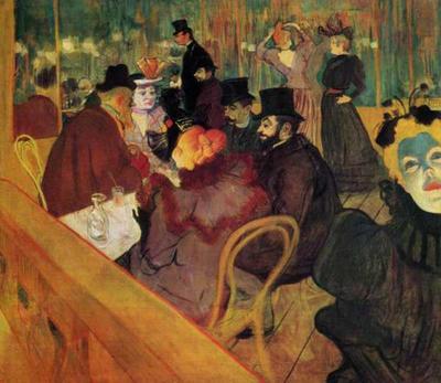 HENRI DE TOULOUSE-LAUTREC (1864-1901) 'At the Moulin Rouge', 1892-95 (oil on canvas)