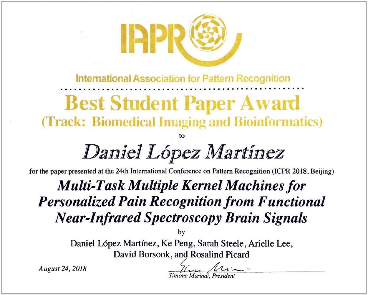 ICPR Award