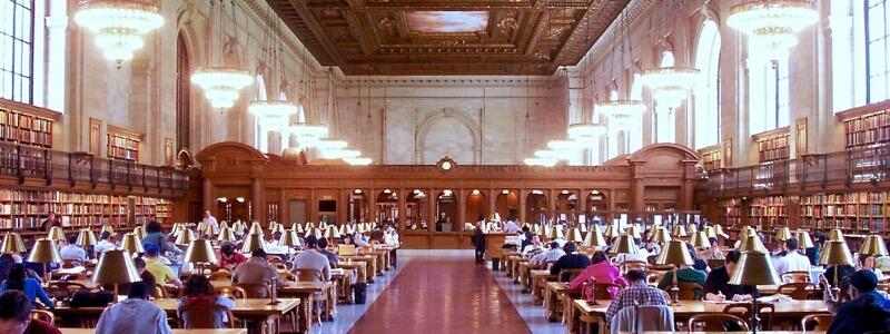Quiet Time in the Rose Reading Room at the New York Public Library (Photo by Niki W. Lanter)