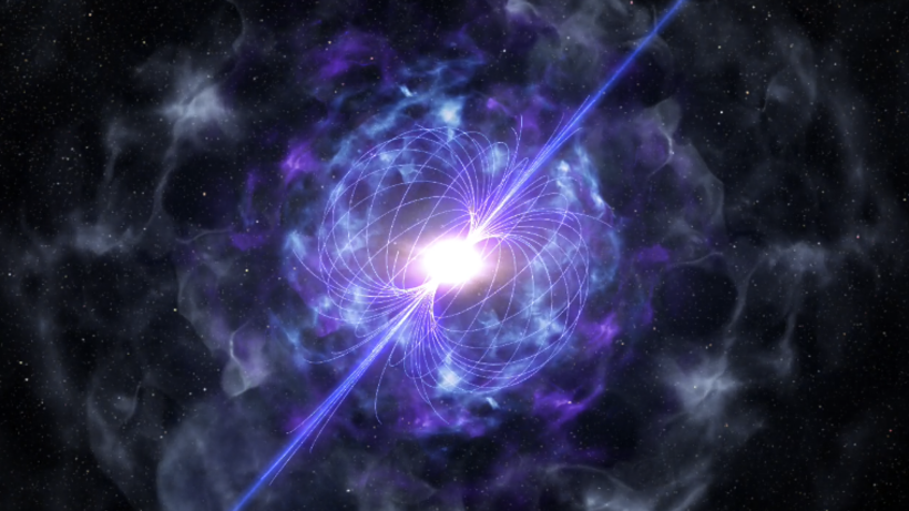 Artist's impression of a magnetar