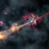 Explosion Illuminates Invisible Galaxy in the Dark Ages